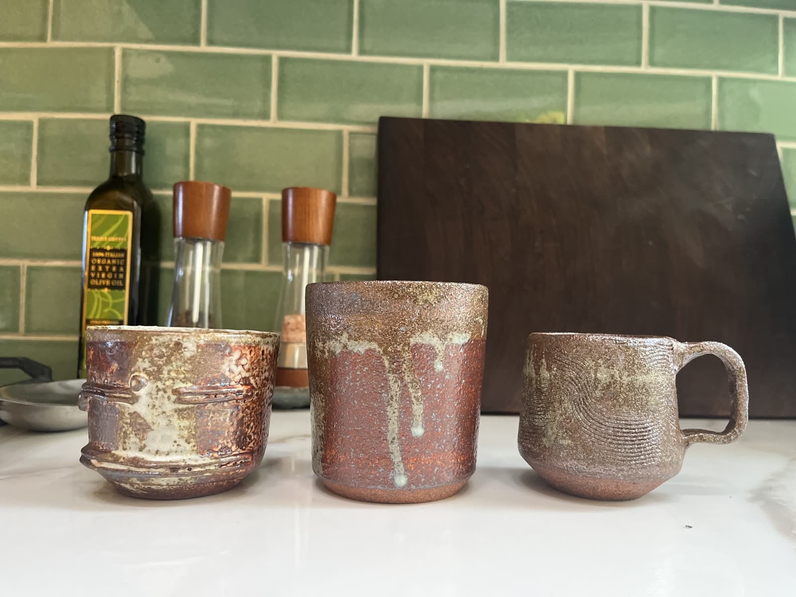 Ceramic piece on table